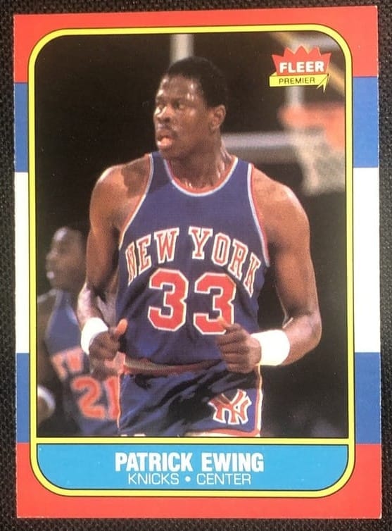1986-87 Fleer #32, Patrick Ewing.