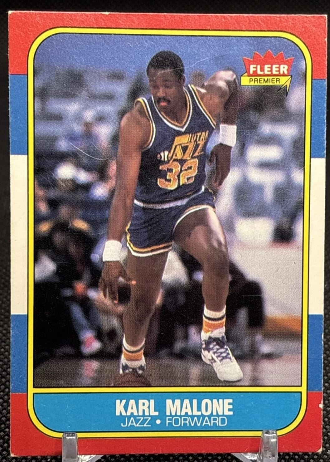1986-87 Fleer #68, Karl Malone.