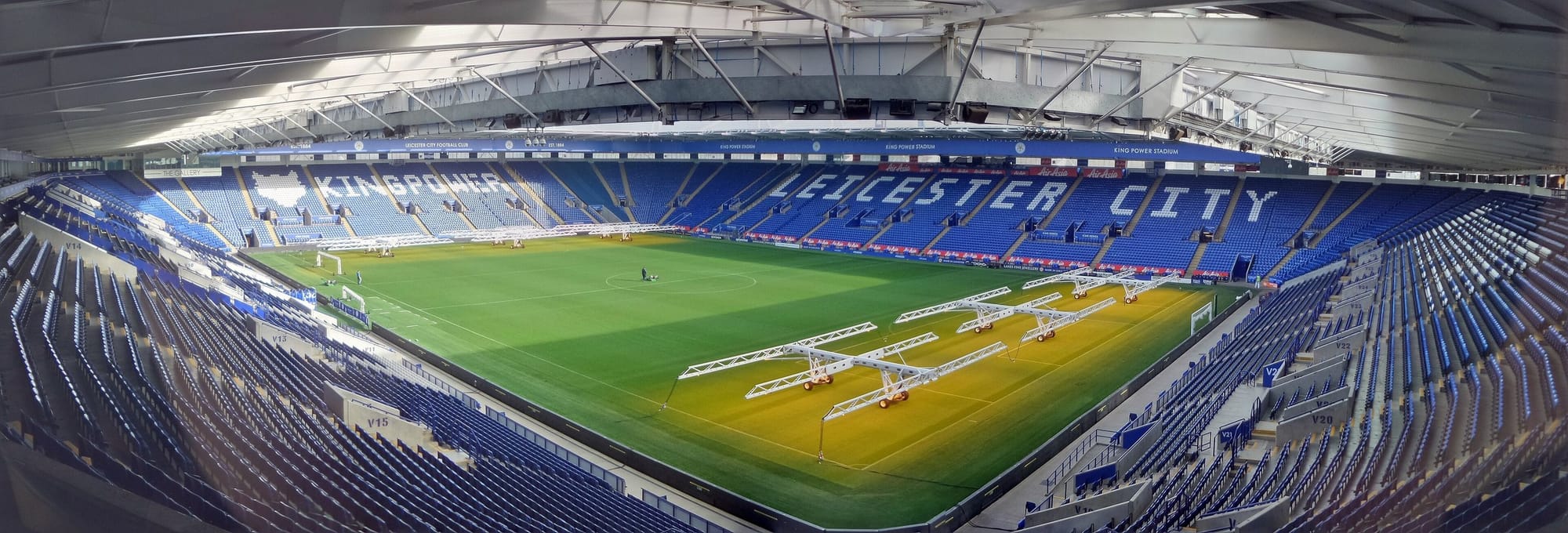 King Power Stadium, Leicester. (Photo: Pottercomuneo, CC BY-SA 4.0, via Wikimedia Commons)