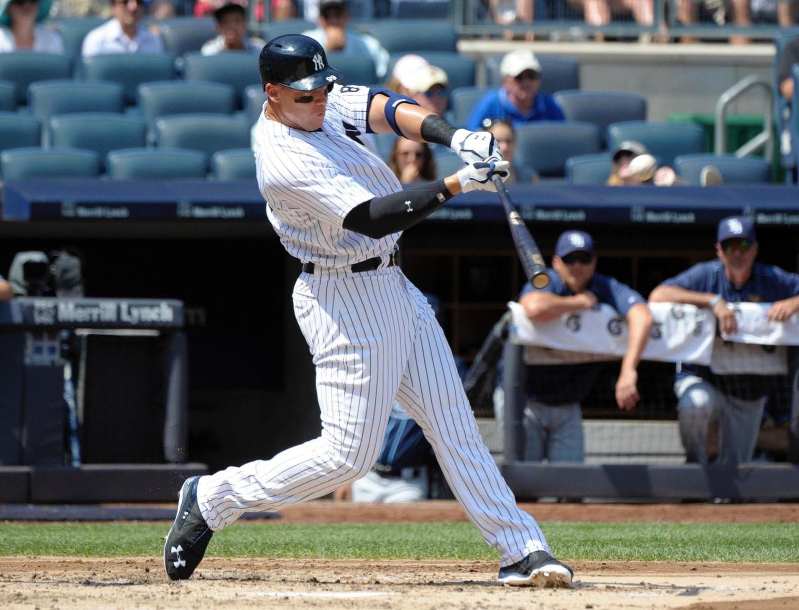 Aaron Judge at Yankee Stadium.