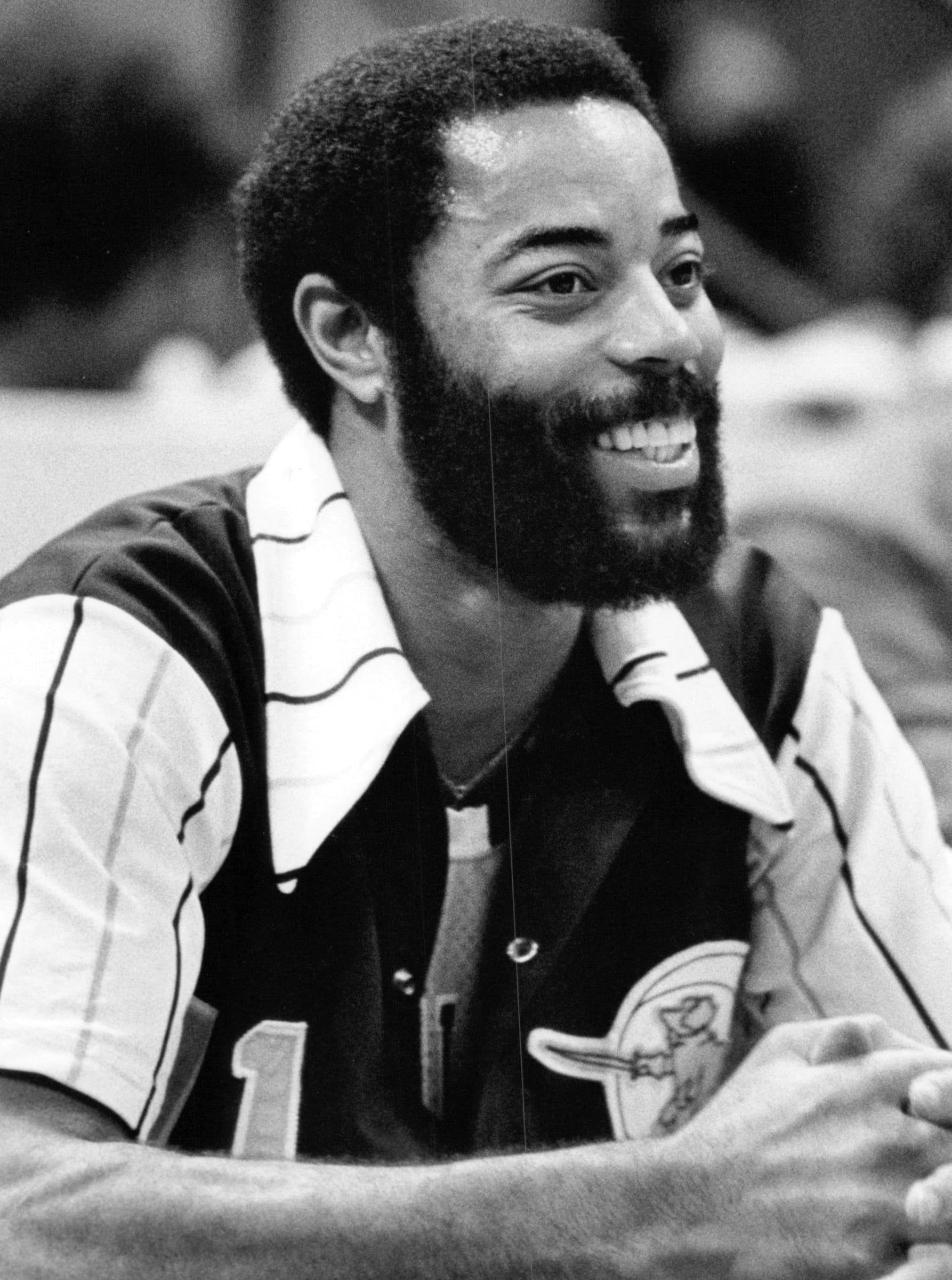 Frazier in Cleveland warmups, December 1977 — the Siberia years.