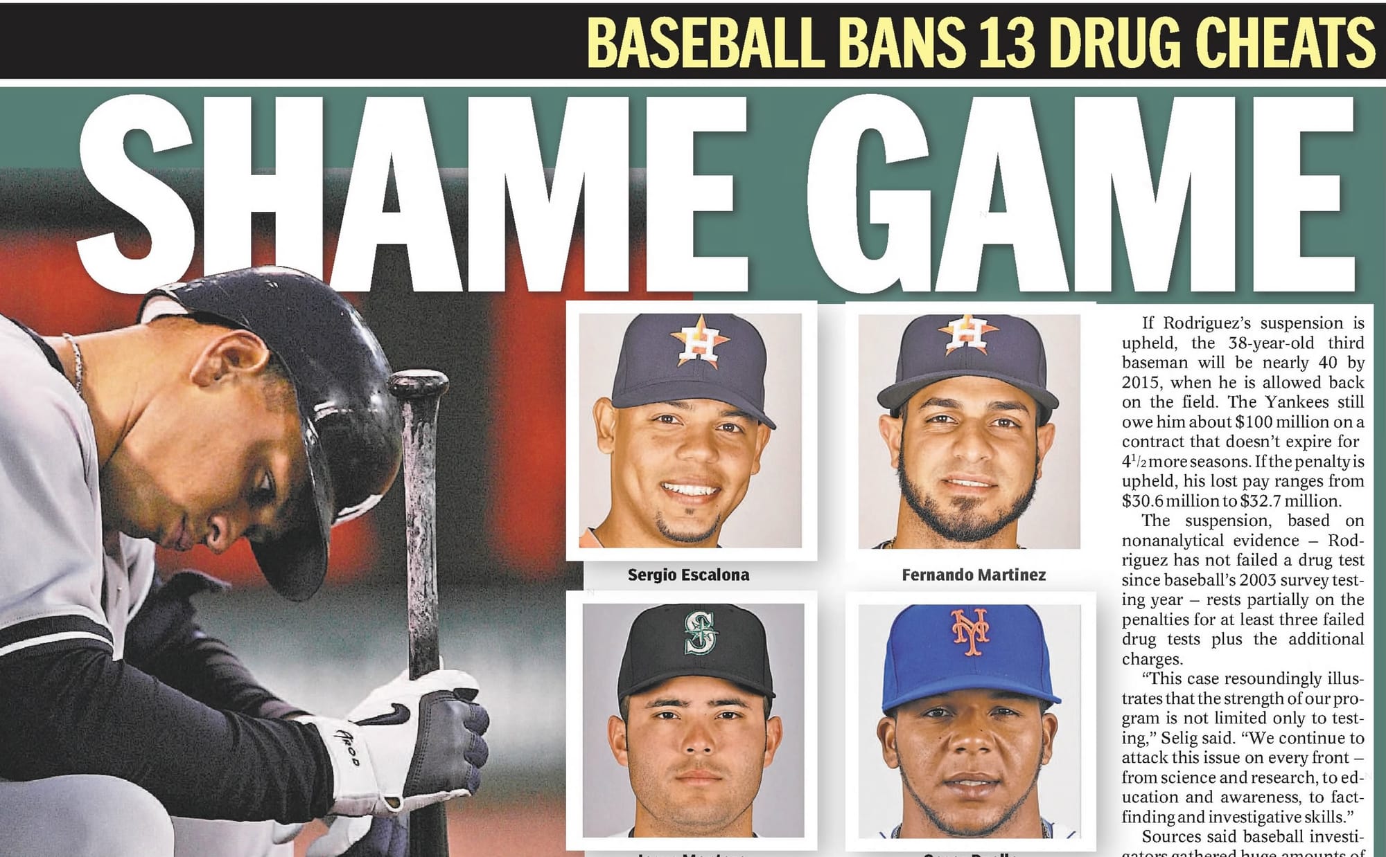 New York Daily News, Aug. 6, 2013.