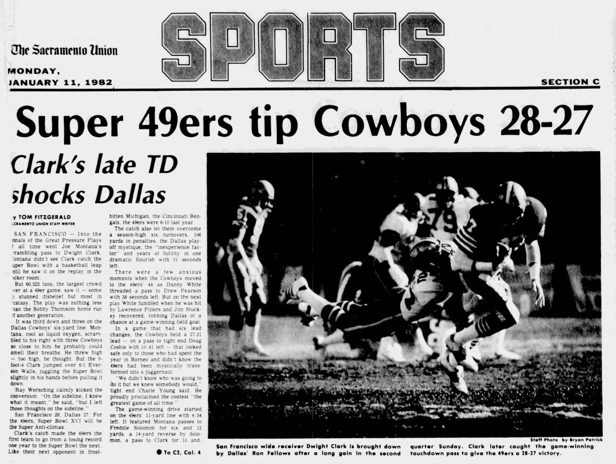 Sacramento Union, Jan. 11, 1982.