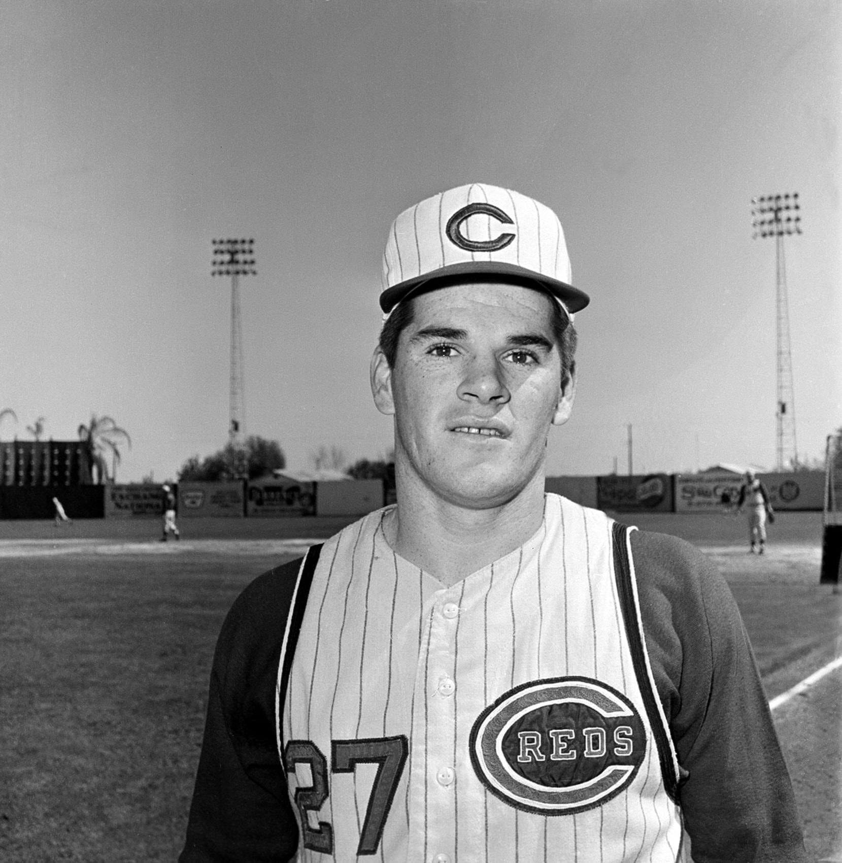 Rose as a 1963 rookie — 4,256 hits still ahead of him.