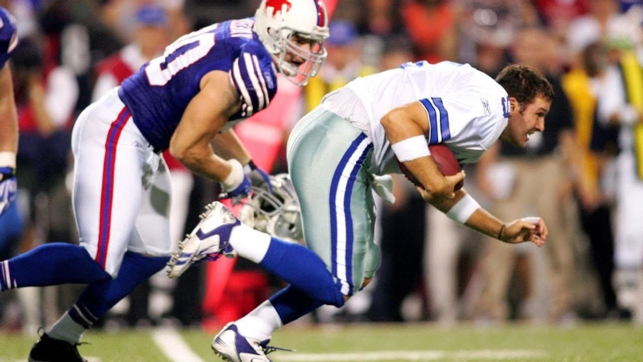 Tony Romo against the Bills.