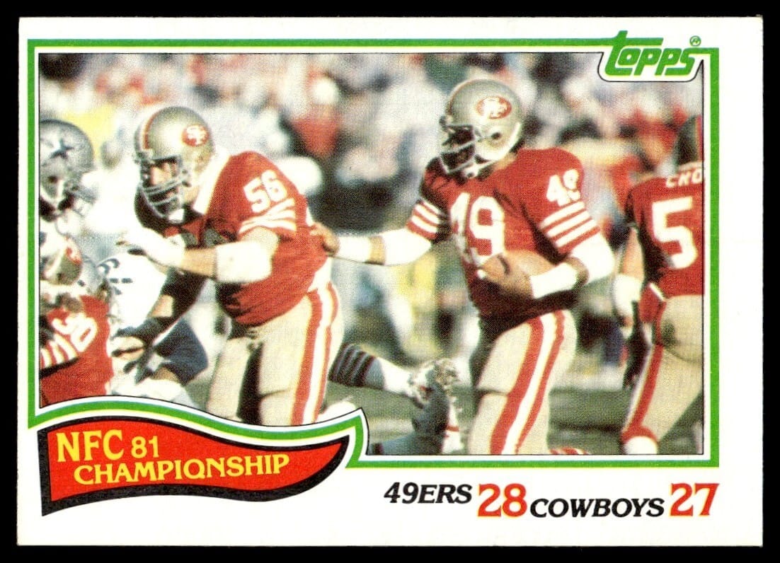 Topps made a card of it.