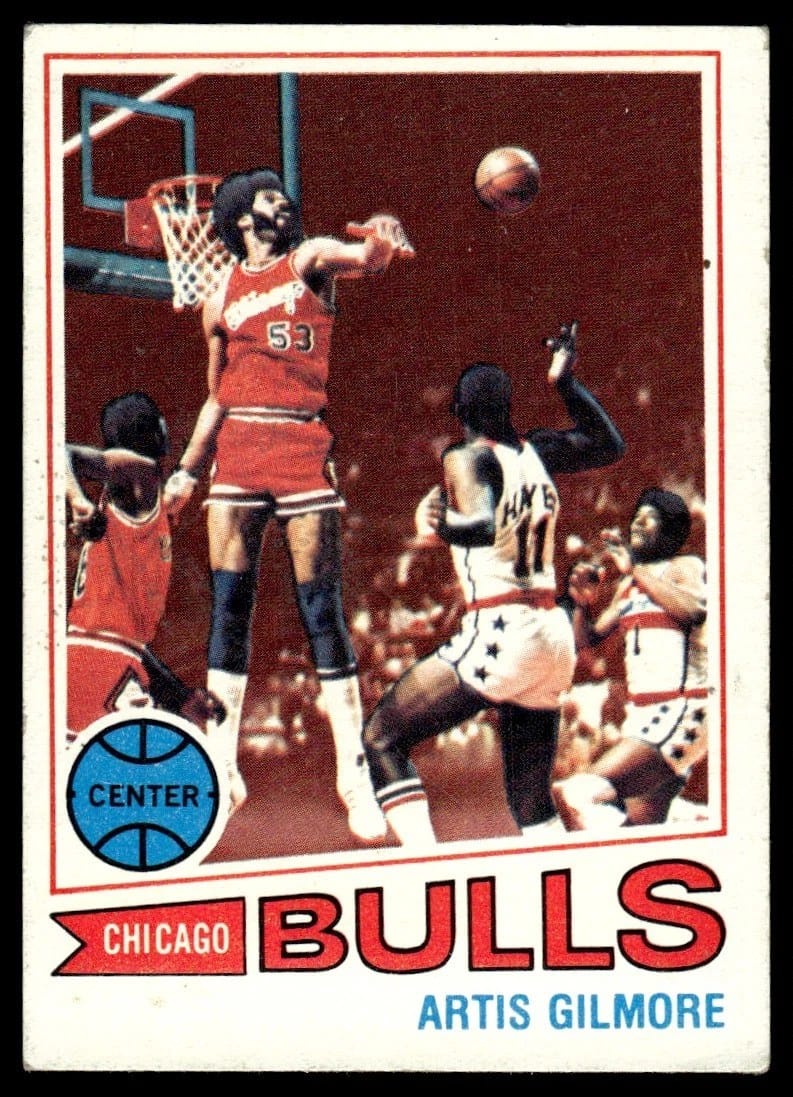 1977-78 Topps Artis Gilmore, in Washington's building.
