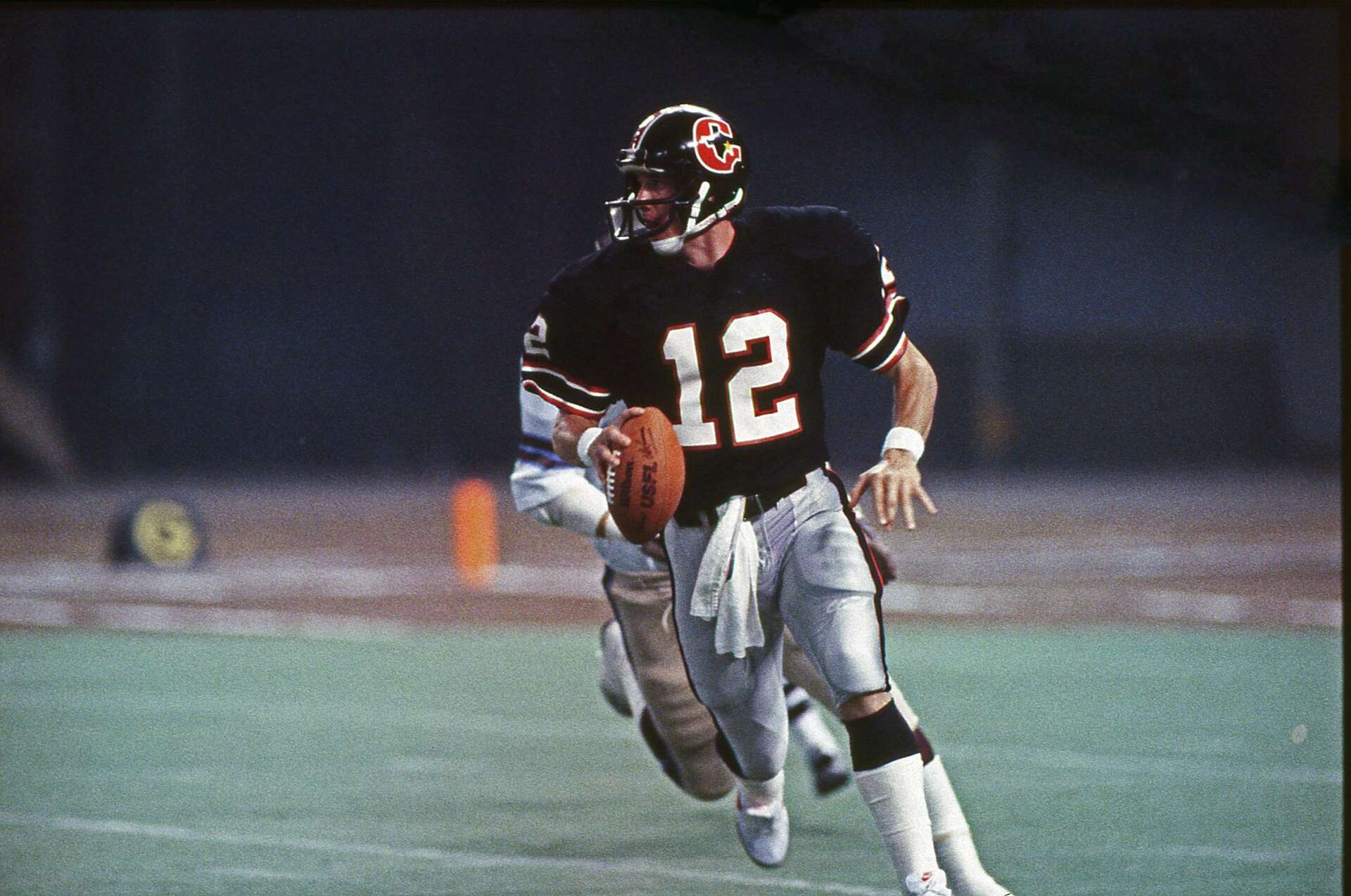 Jim Kelly, Houston Gamblers: 5,219 yards and 44 touchdowns in the 1984 run-and-shoot.