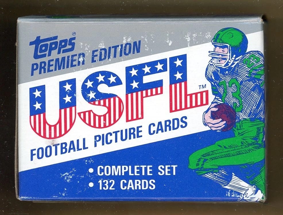 The box. No packs, no gum: 132 cards, sealed, or nothing.