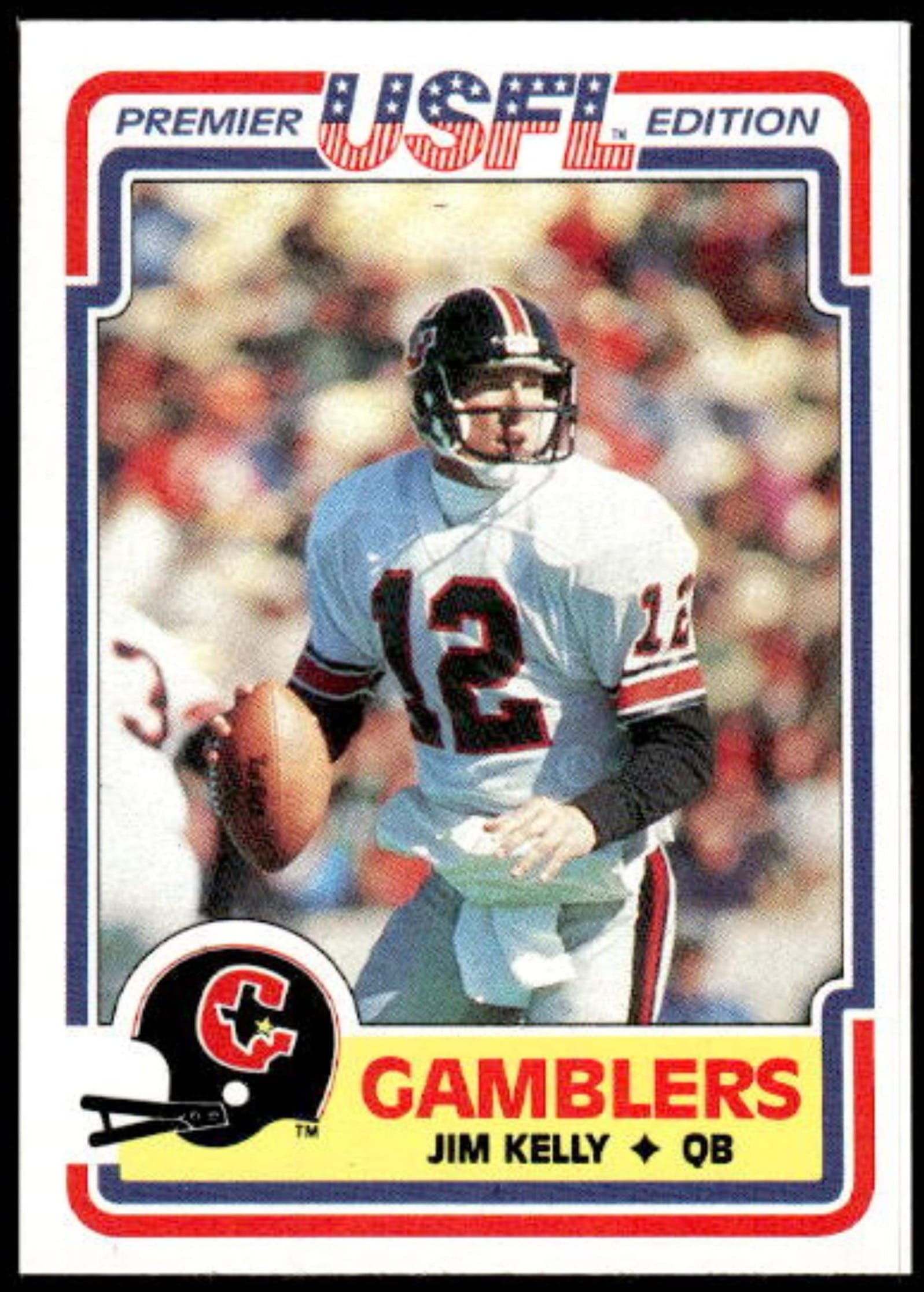 1984 Topps USFL #36, Jim Kelly.