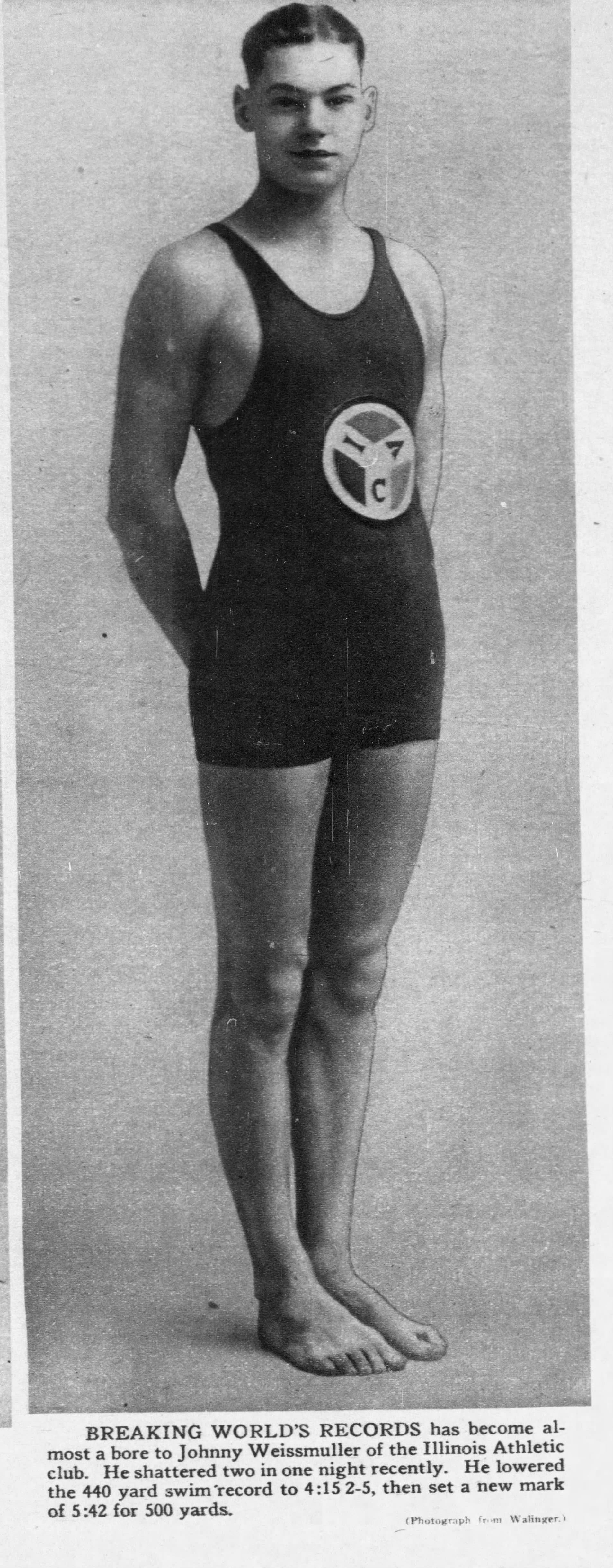By early 1923, the Chicago Tribune said breaking world records had become "almost a bore" to Weissmuller.