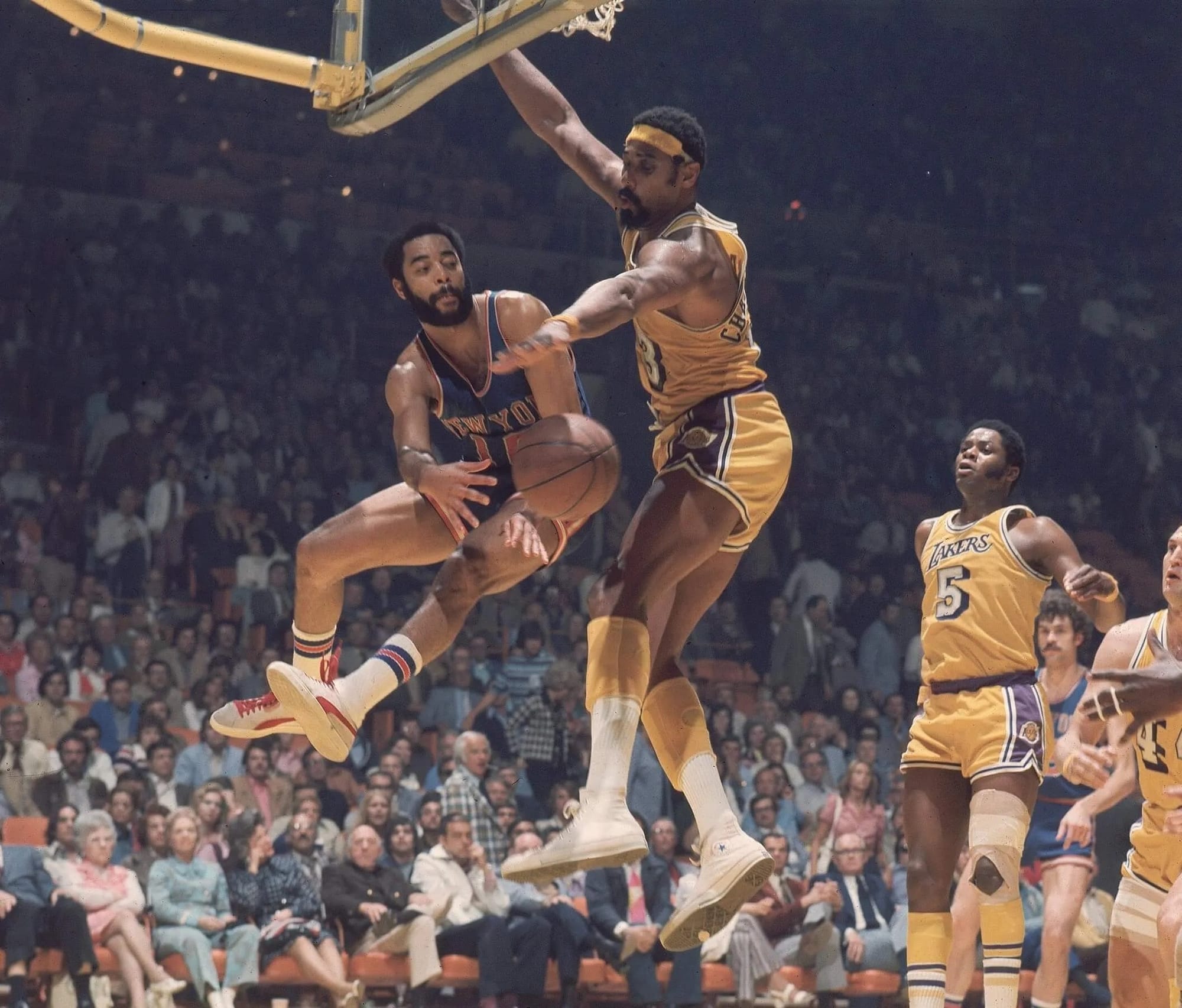 Chamberlain in his Lakers years.