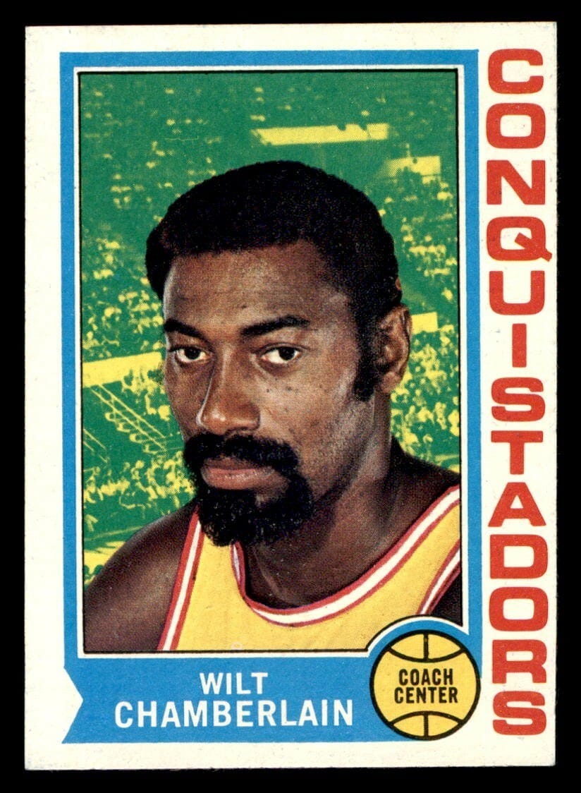 Chamberlain's Topps card as a Conquistador lists him as "Coach" and "Center." He only did one of those jobs.