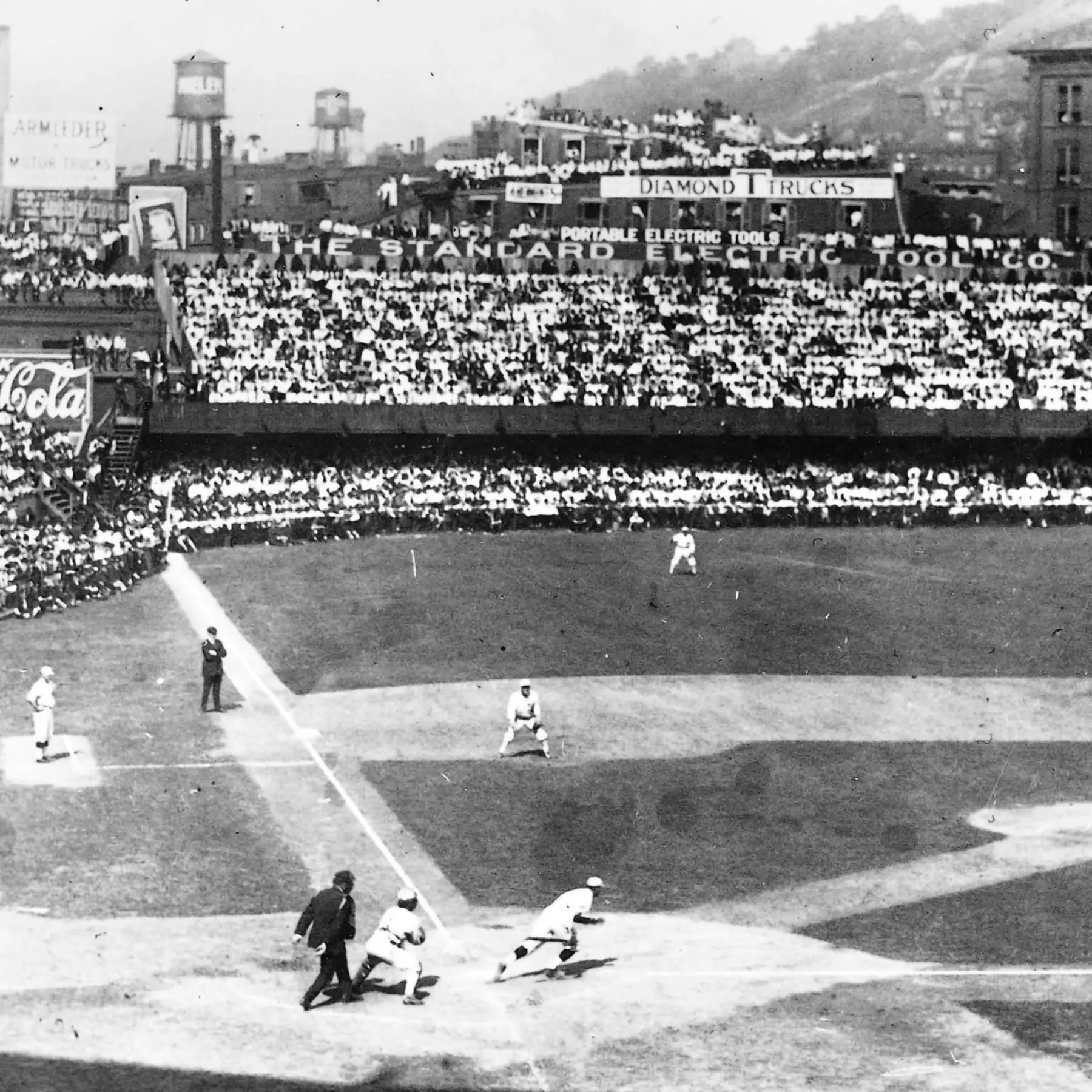 The 1919 World Series at Redland Field in Cincinnati.