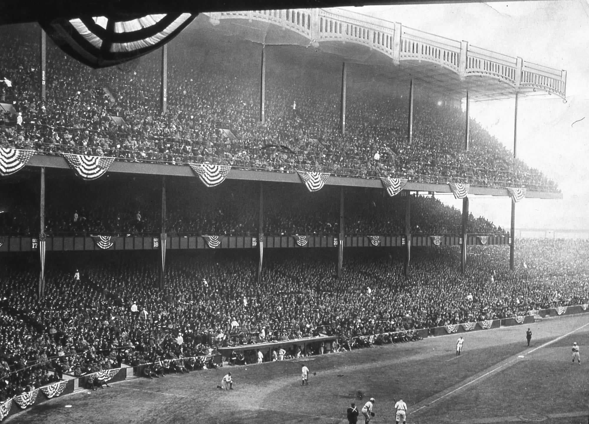 Yankee Stadium in its early years.