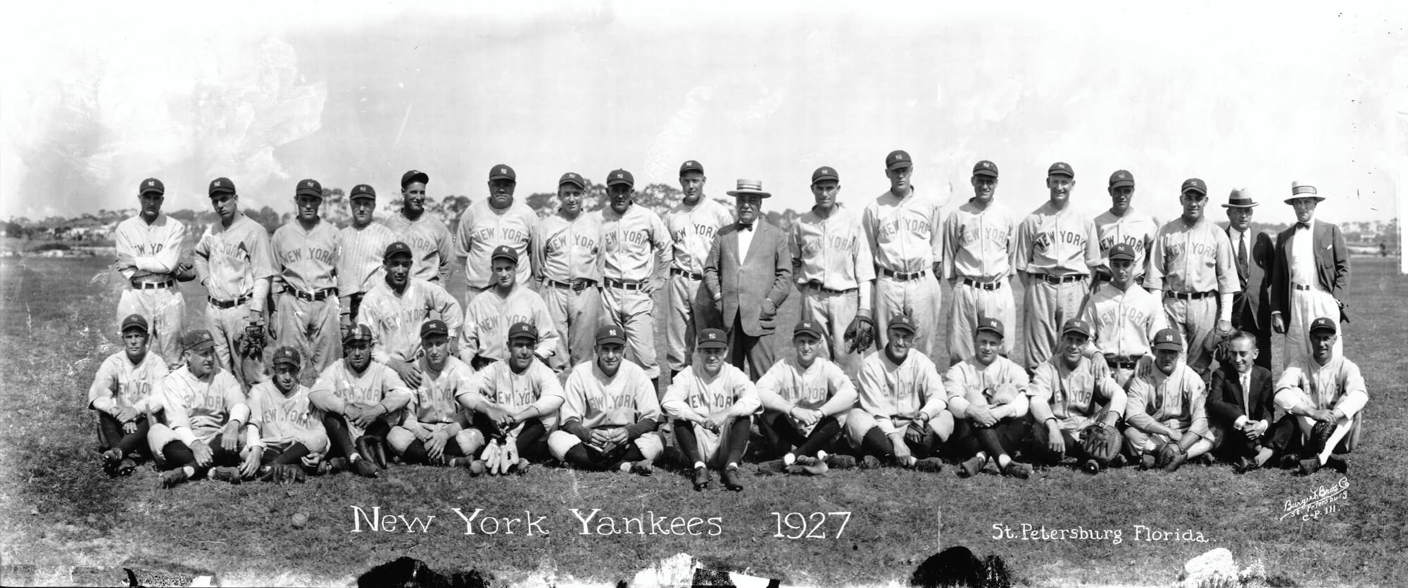 The 1927 New York Yankees.