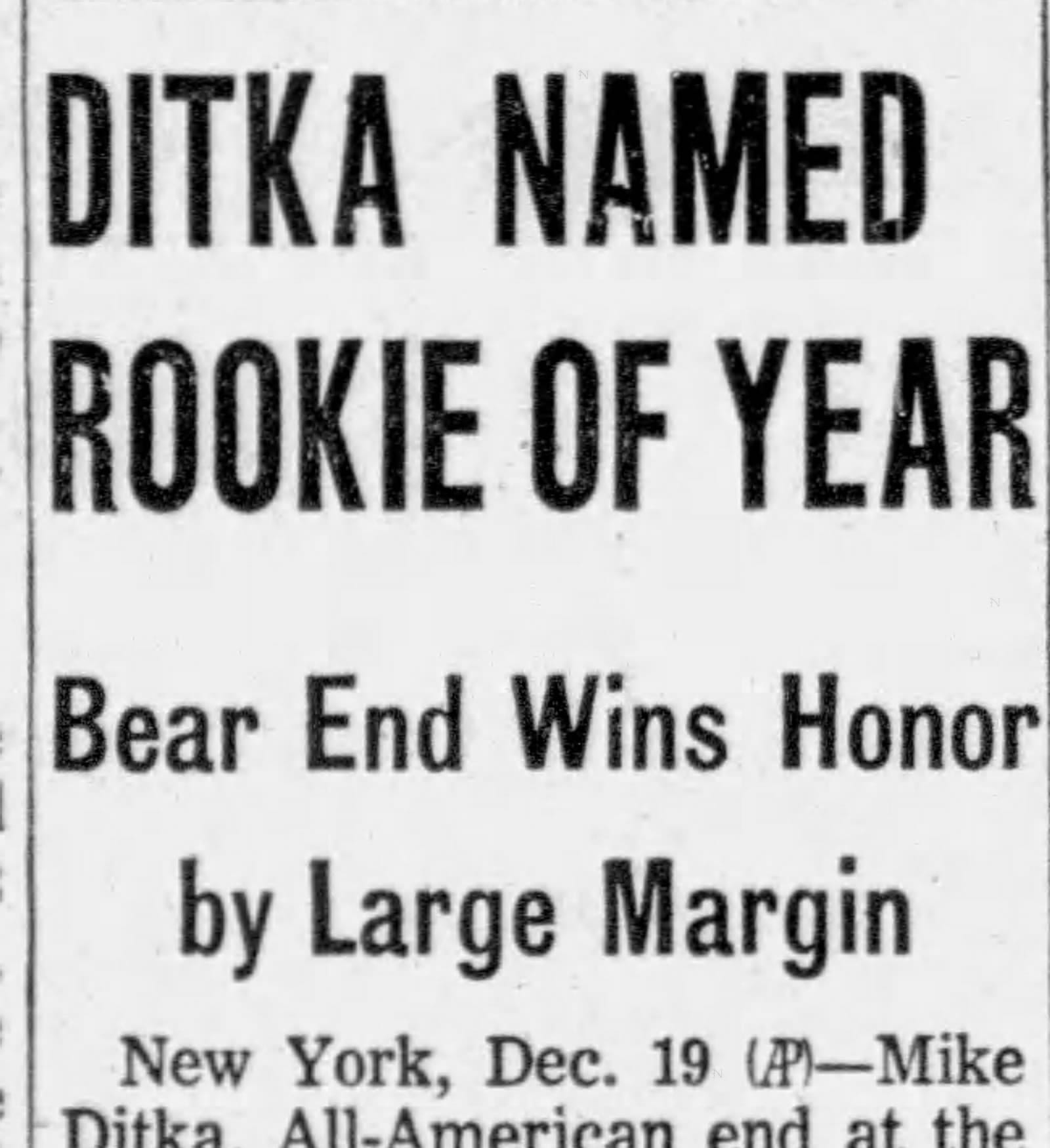 Chicago Tribune, Dec. 20, 1961.