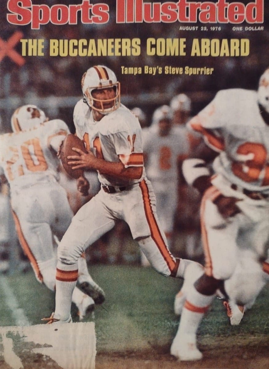 Sports Illustrated, August 23, 1976: “The Buccaneers Come Aboard.”