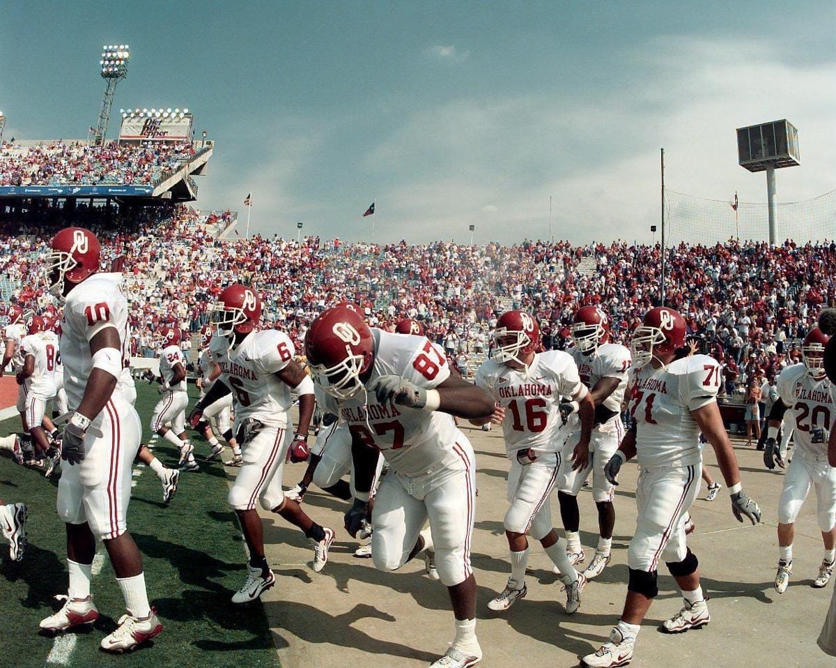 Oklahoma at the Cotton Bowl.