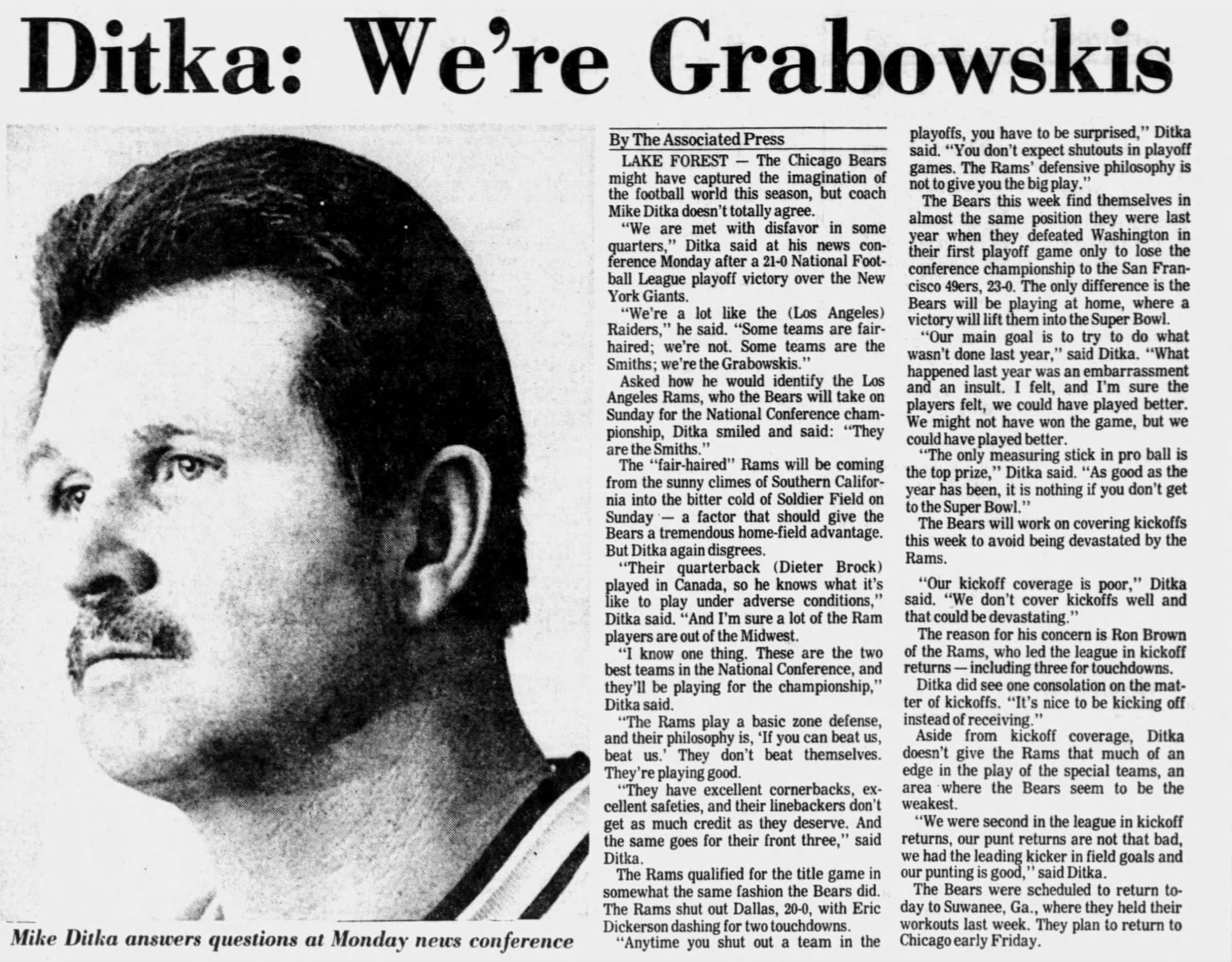 The Times (Hammond, Ind.), Jan. 7, 1986.