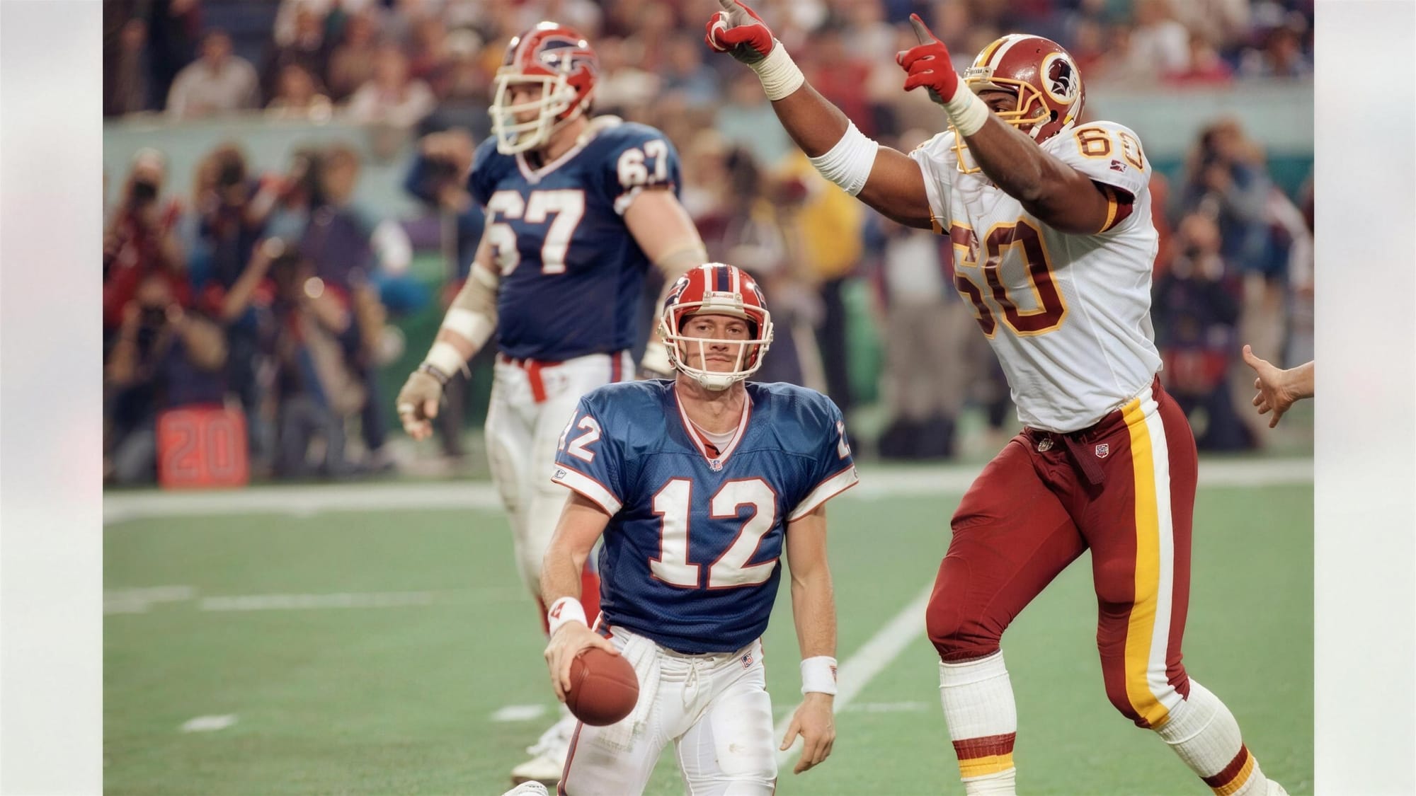 Super Bowl XXVI at the Metrodome, Jan. 26, 1992: Washington 37, Buffalo 24.