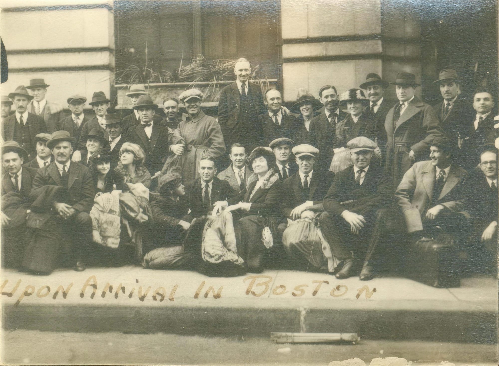 “Upon arrival in Boston.” (Centre College Digital Archives)