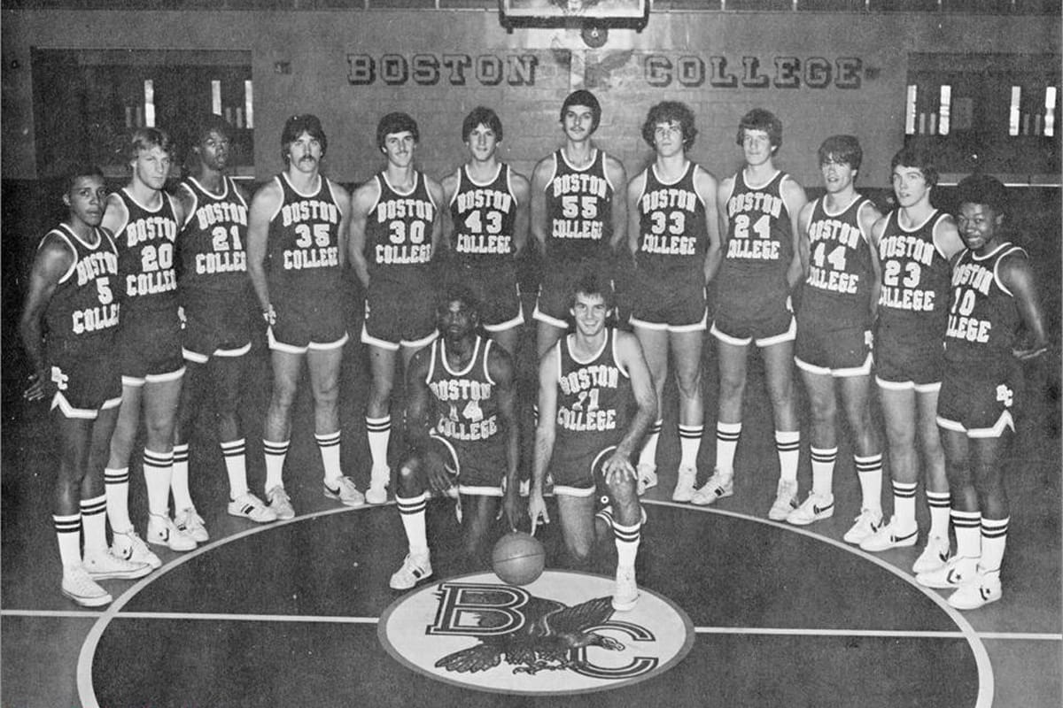 Boston College basketball in the 1970s.