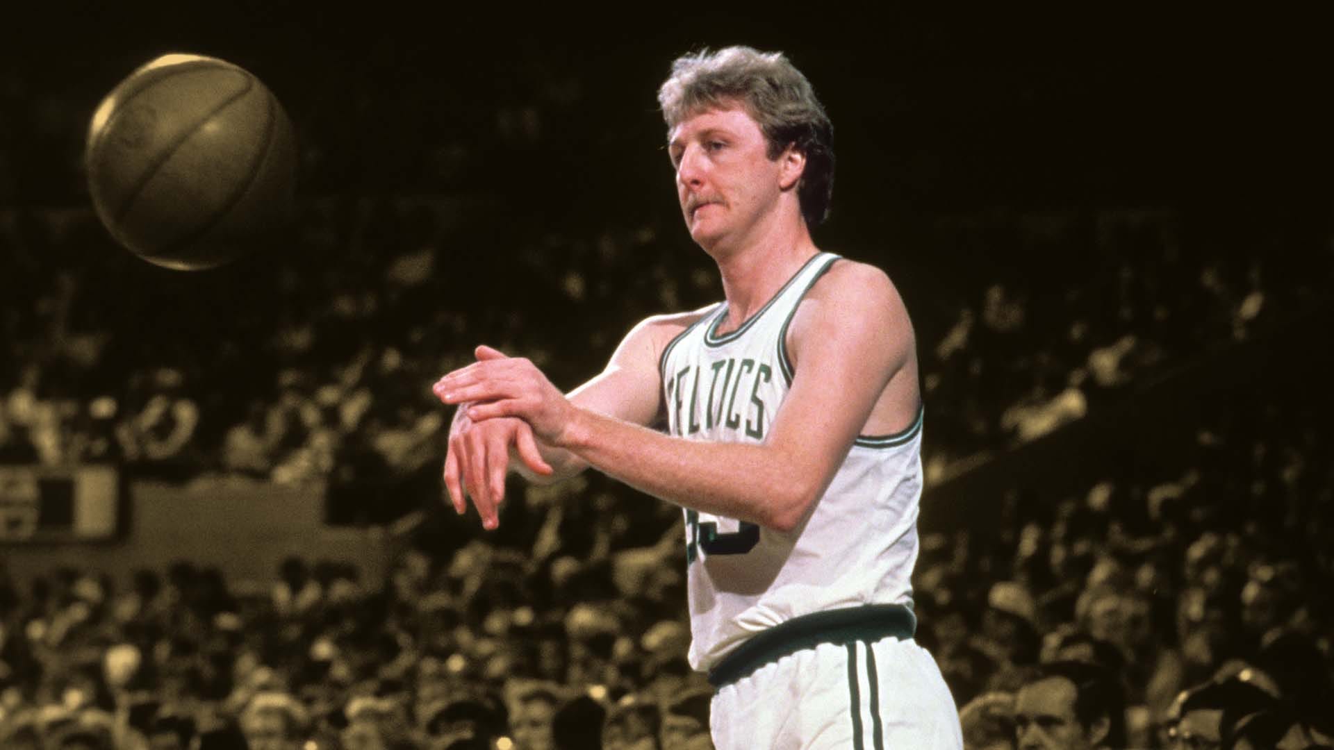 Larry Bird in his rookie season.