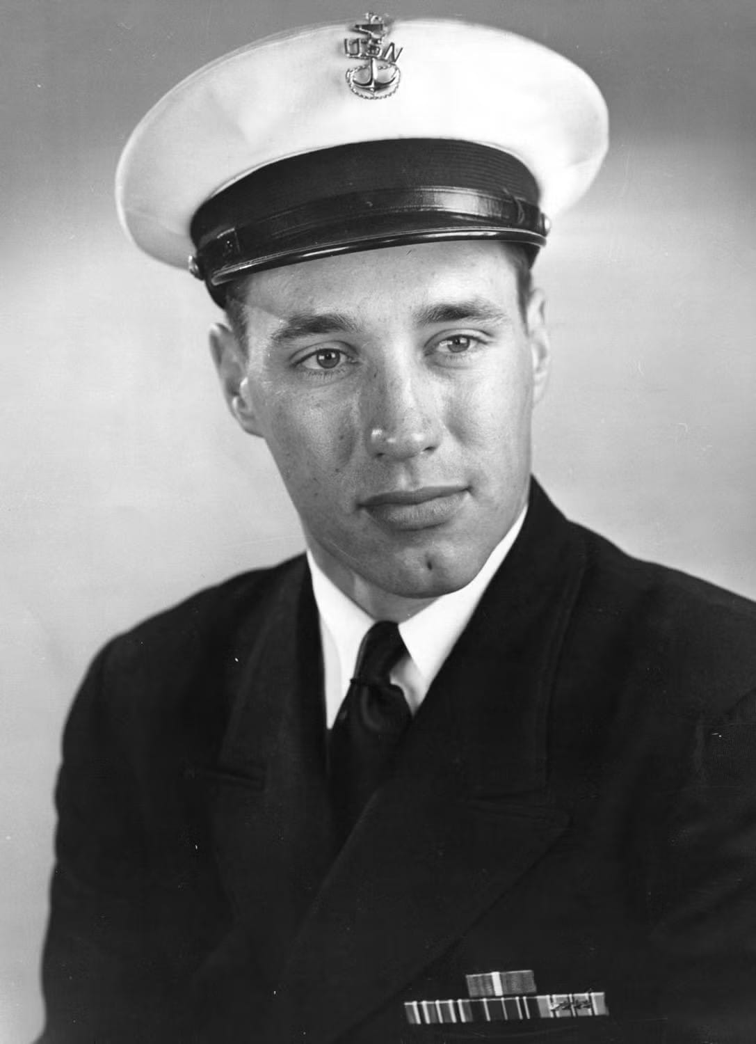 Chief Petty Officer Bob Feller. He enlisted in the Navy 2 days after Pearl Harbor and served on the USS Alabama.
