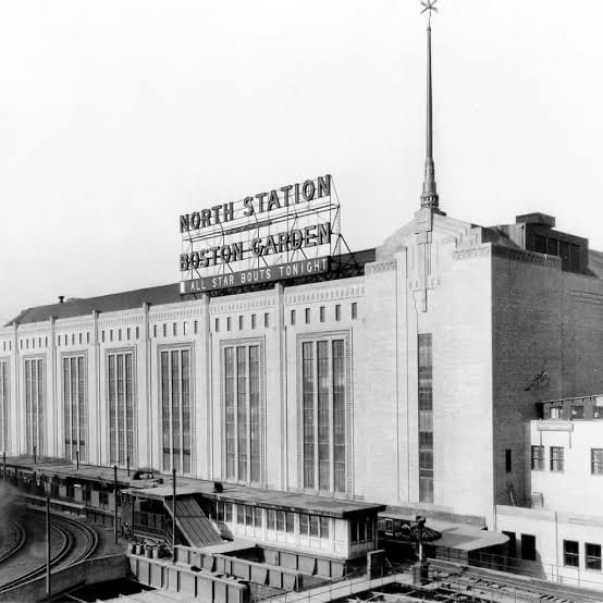 Boston Garden, built on top of North Station.