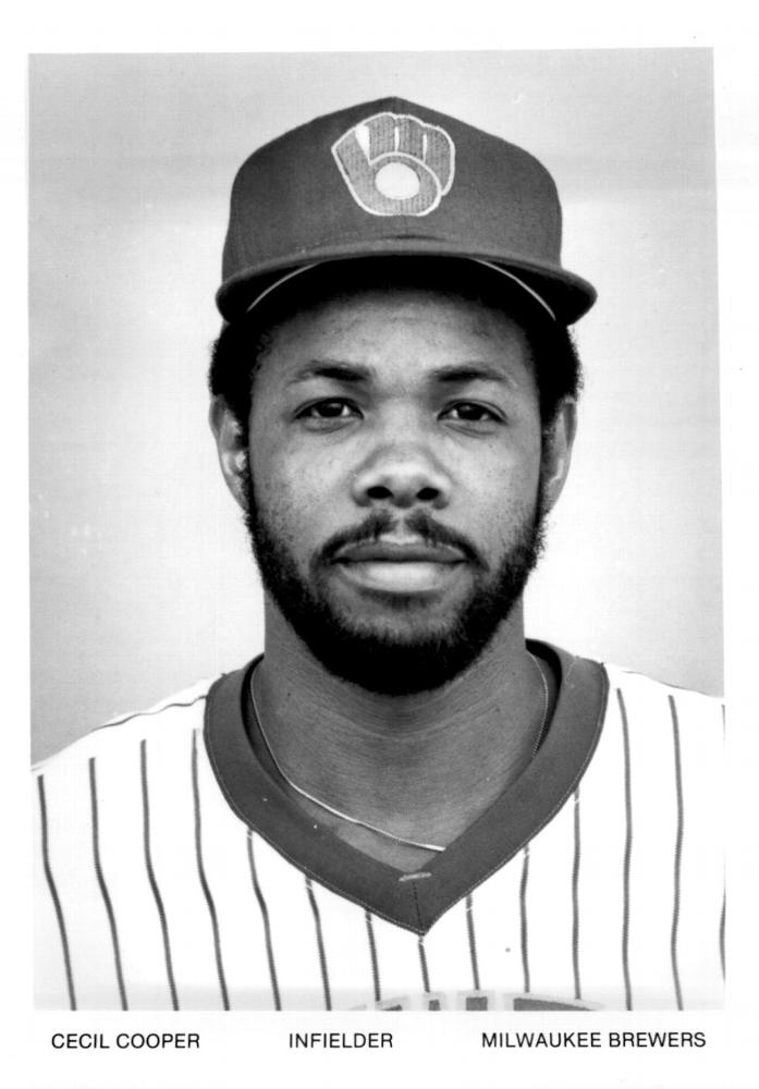 Cecil Cooper, whose two-run single in Game 5 of the 1982 ALCS won the pennant.