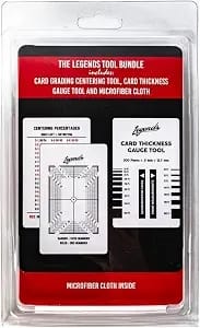 The Legends bundle with a thickness gauge and a microfiber cloth.