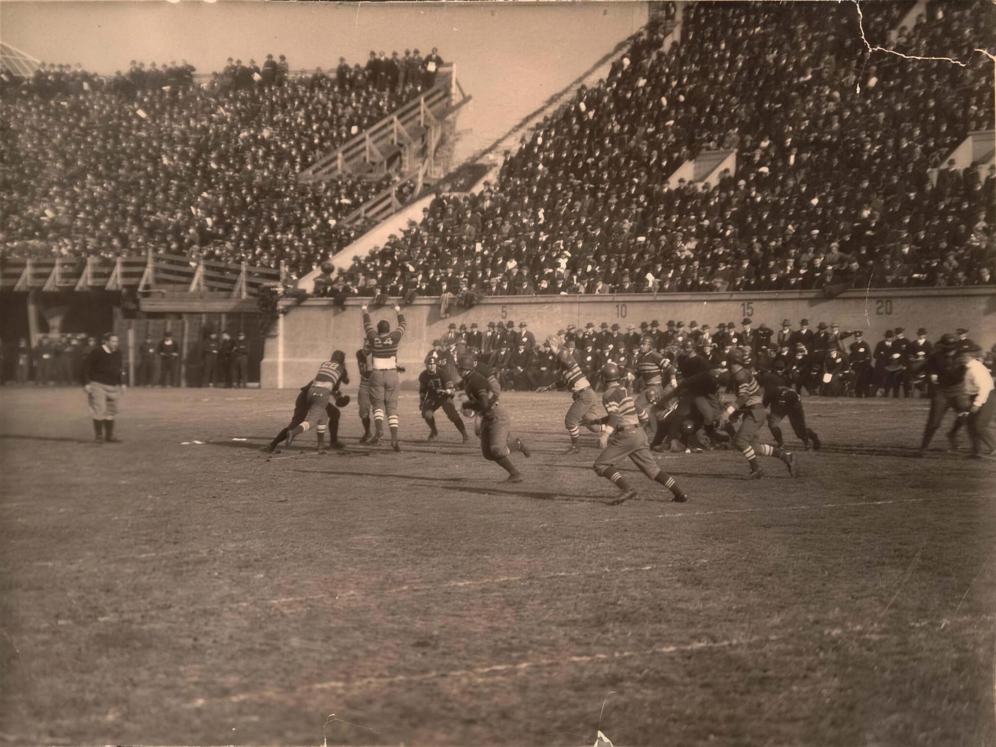 Centre and Harvard at Harvard Stadium, Oct. 29, 1921. (Centre College Digital Archives)