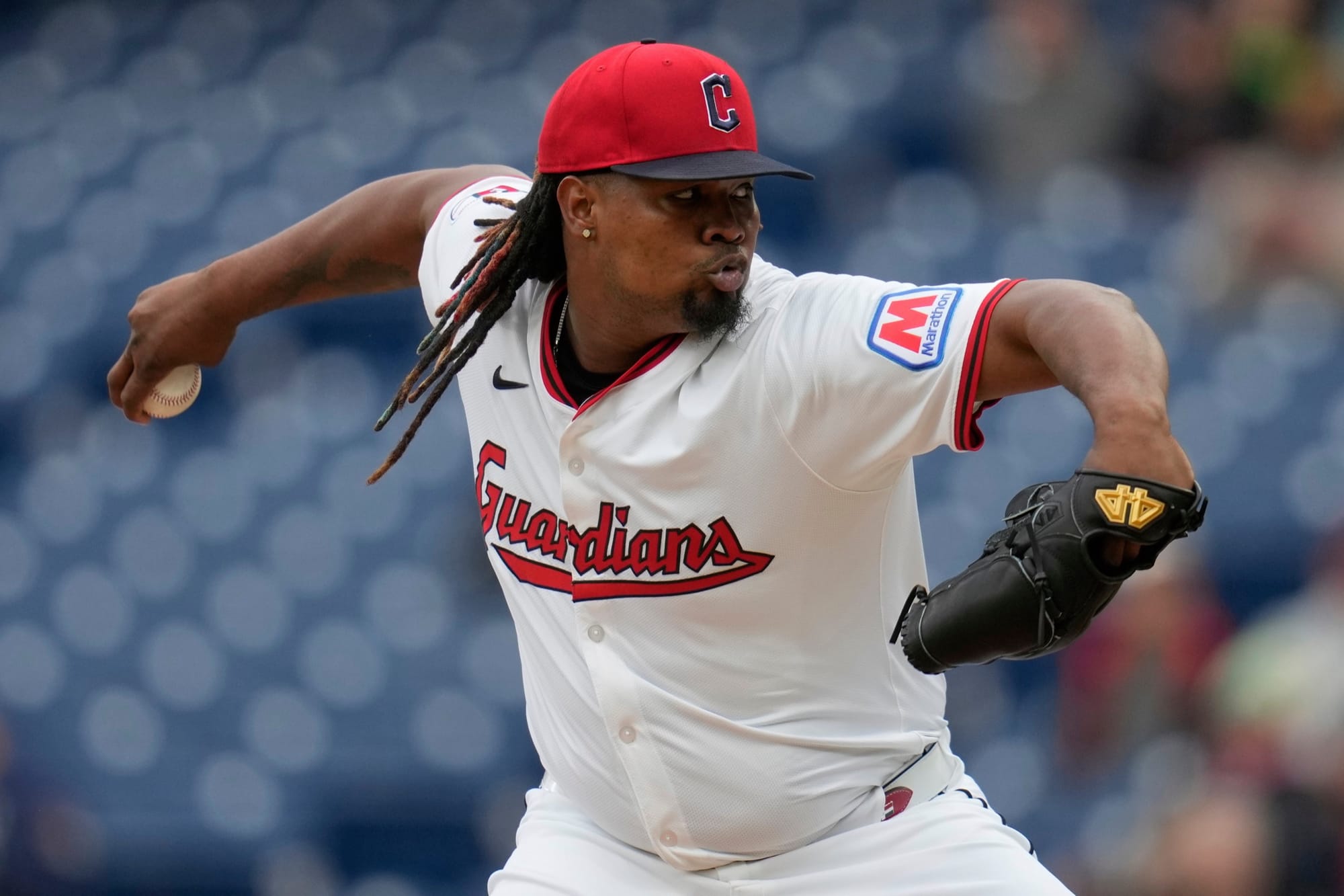 Emmanuel Clase led the American League in saves 3 straight seasons.