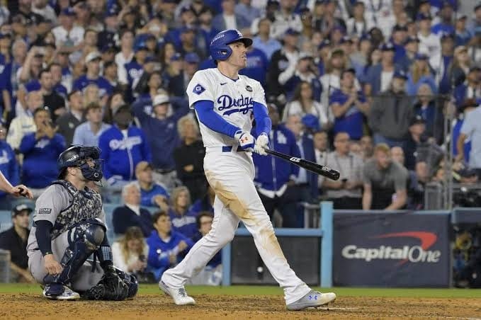 Freddie Freeman's swing on the first walk-off grand slam in World Series history.