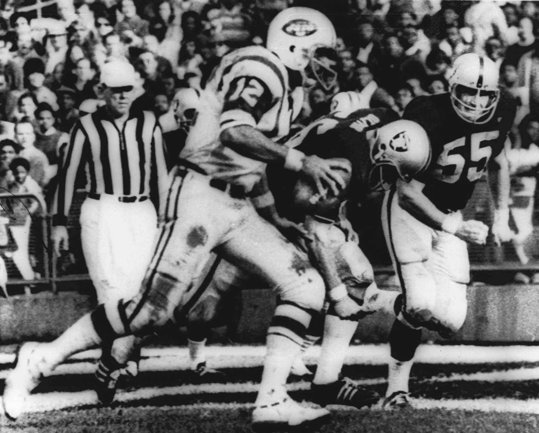 The Jets and Raiders in Oakland.