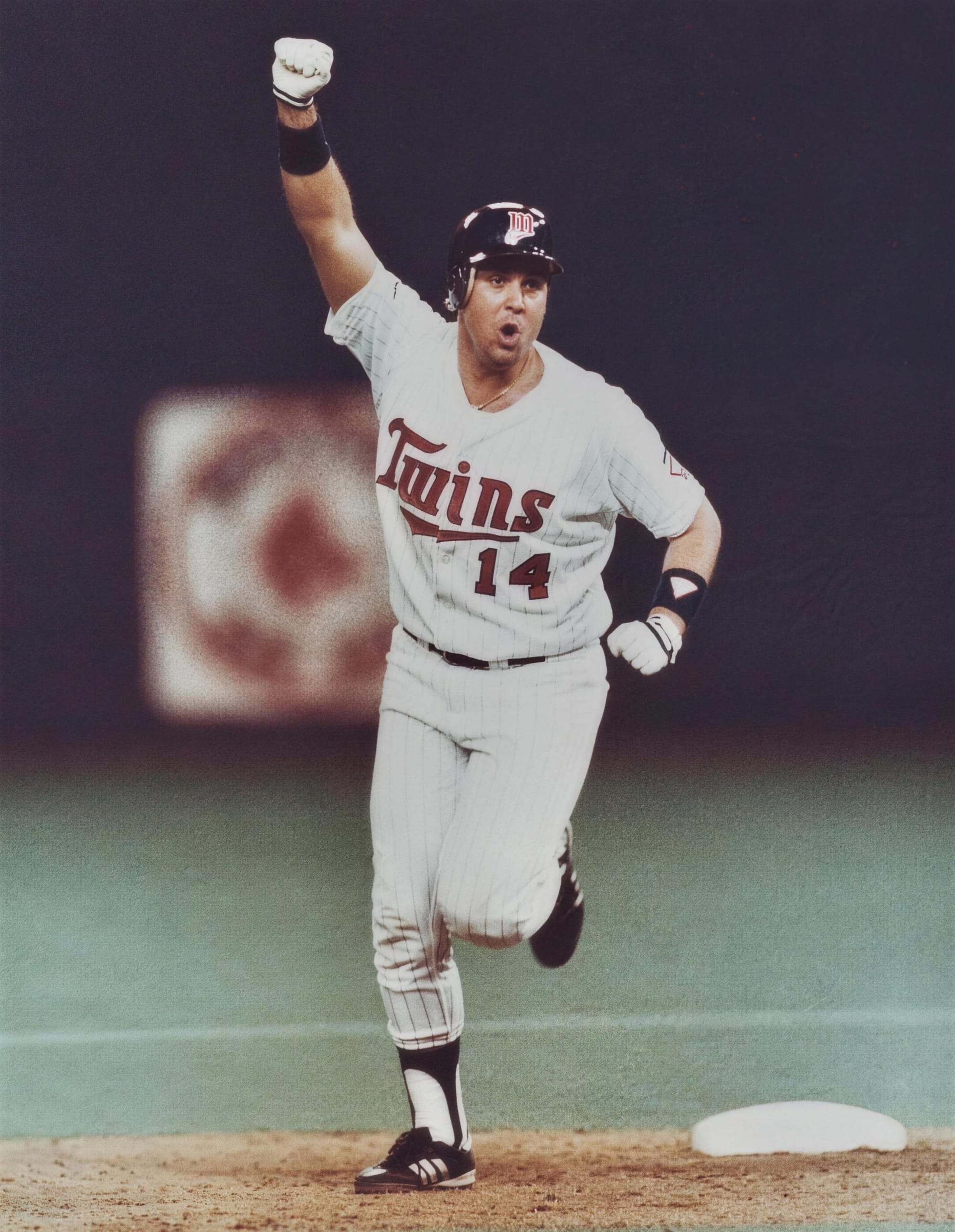 Kent Hrbek. The Twins were 8-0 in World Series games at the Metrodome.