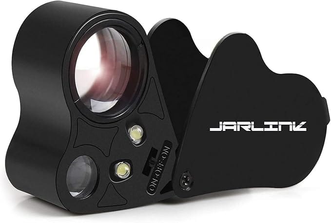 The Jarlink 30x/60x lighted loupe, for a closer look once you've found something.