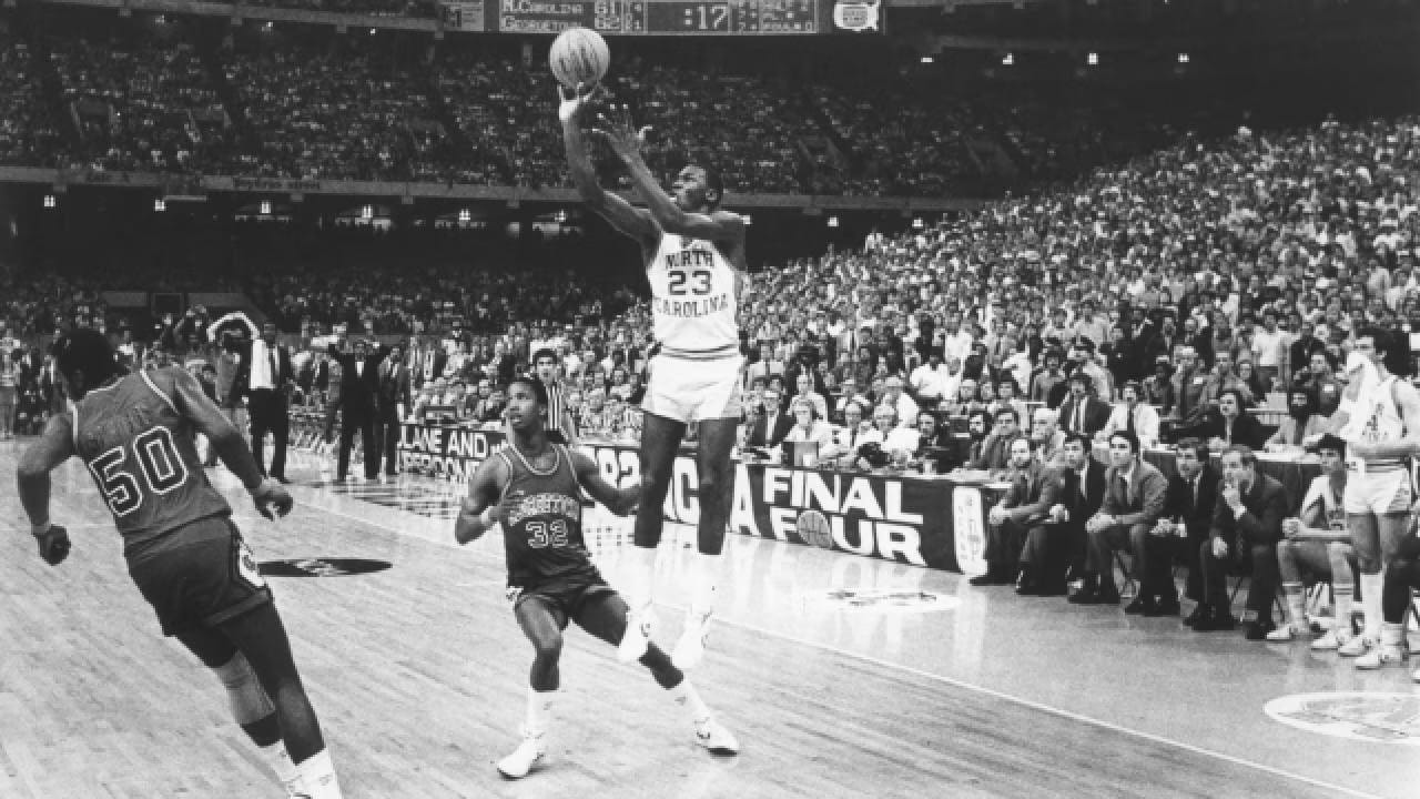 Michael Jordan's jumper with 15 seconds left, March 29, 1982.
