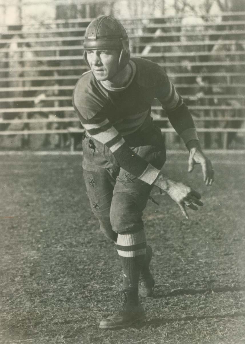 Alvin “Bo” McMillin of Centre College, around 1920.