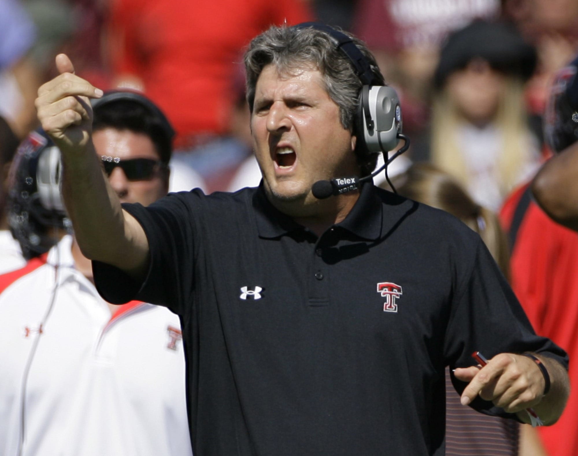 Mike Leach at Texas Tech.