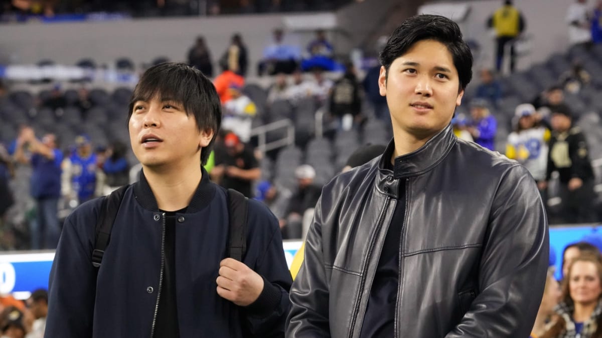 Mizuhara and Shohei Ohtani at a Rams game at SoFi Stadium, months before the scandal broke.