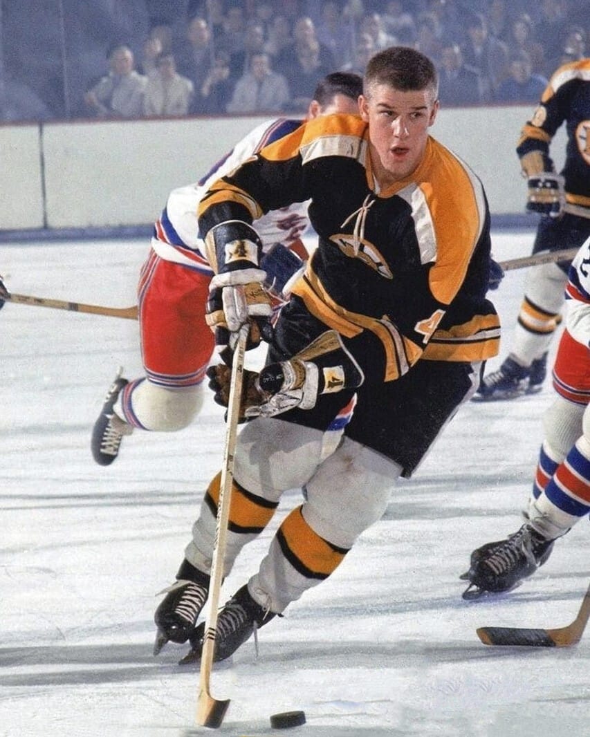 Orr against the Rangers in his rookie season.