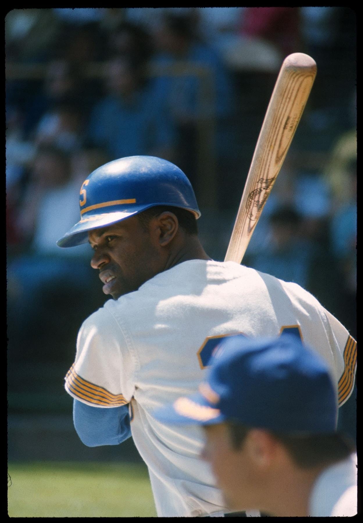 The Pilots' uniforms lasted one season. Then the Brewers wore them with new lettering.