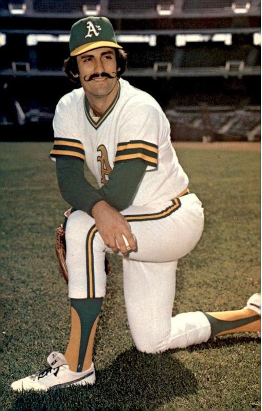 Rollie Fingers with Oakland in 1975, five years before the trade that brought him to Milwaukee. (Photo: Doug McWilliams)
