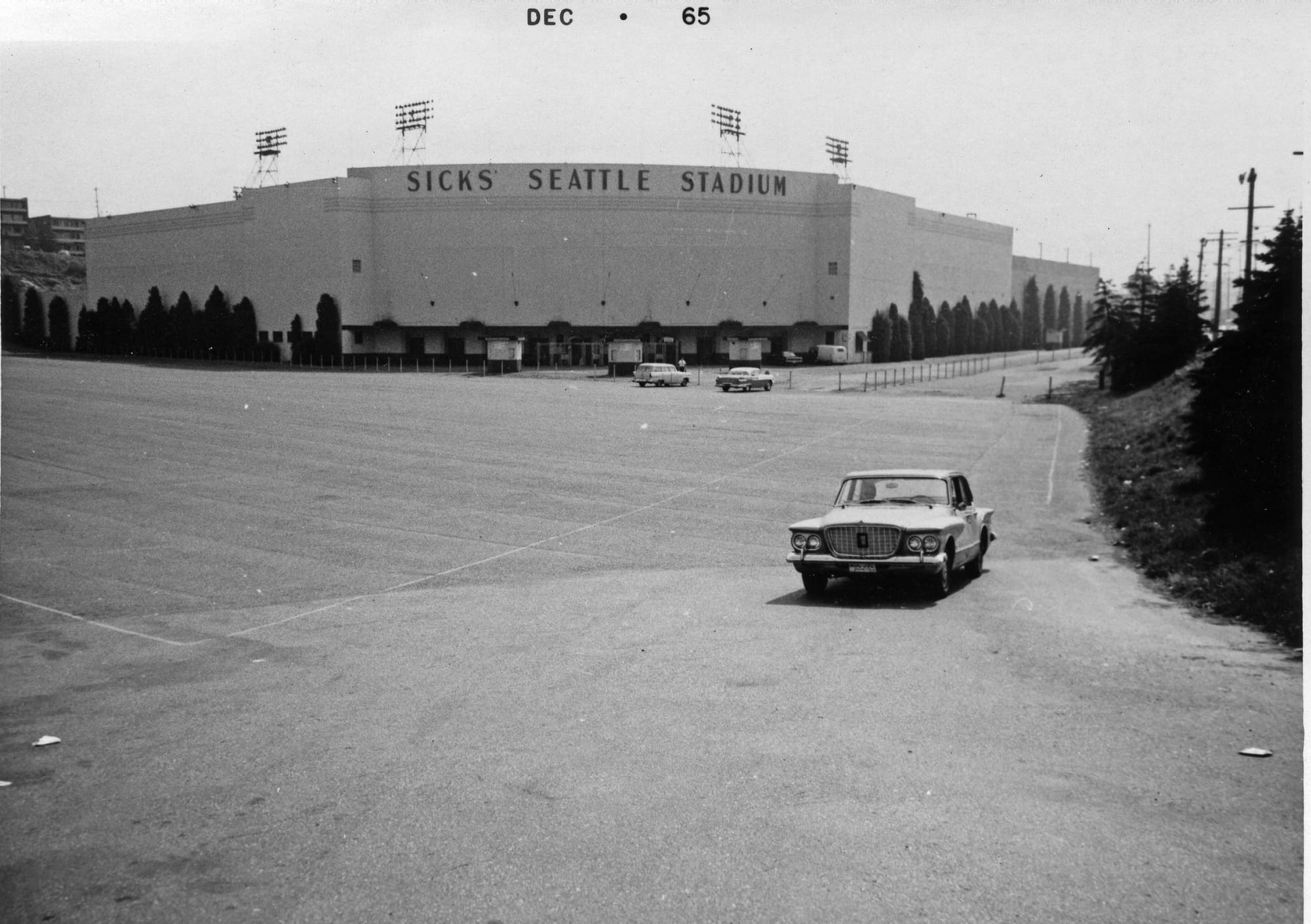 Sick's Stadium in December 1965, four years before the Pilots. (Photo: Seattle Municipal Archives, CC BY 2.0, via Wikimedia Commons)