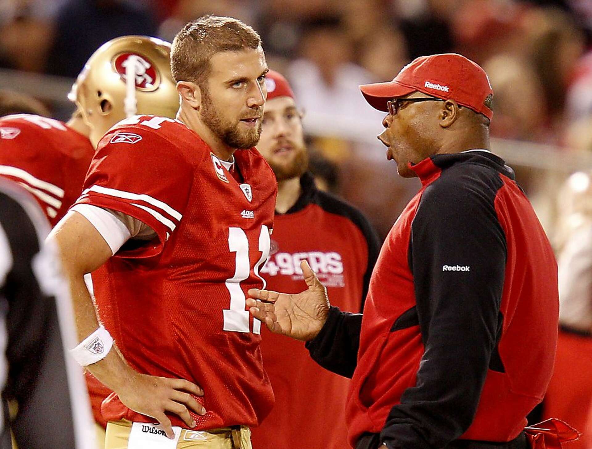 Mike Singletary on the 49ers sideline.