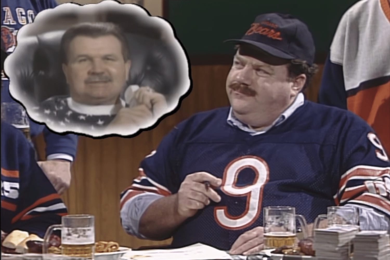 Saturday Night Live's Superfans, with Coach Ditka on their minds.