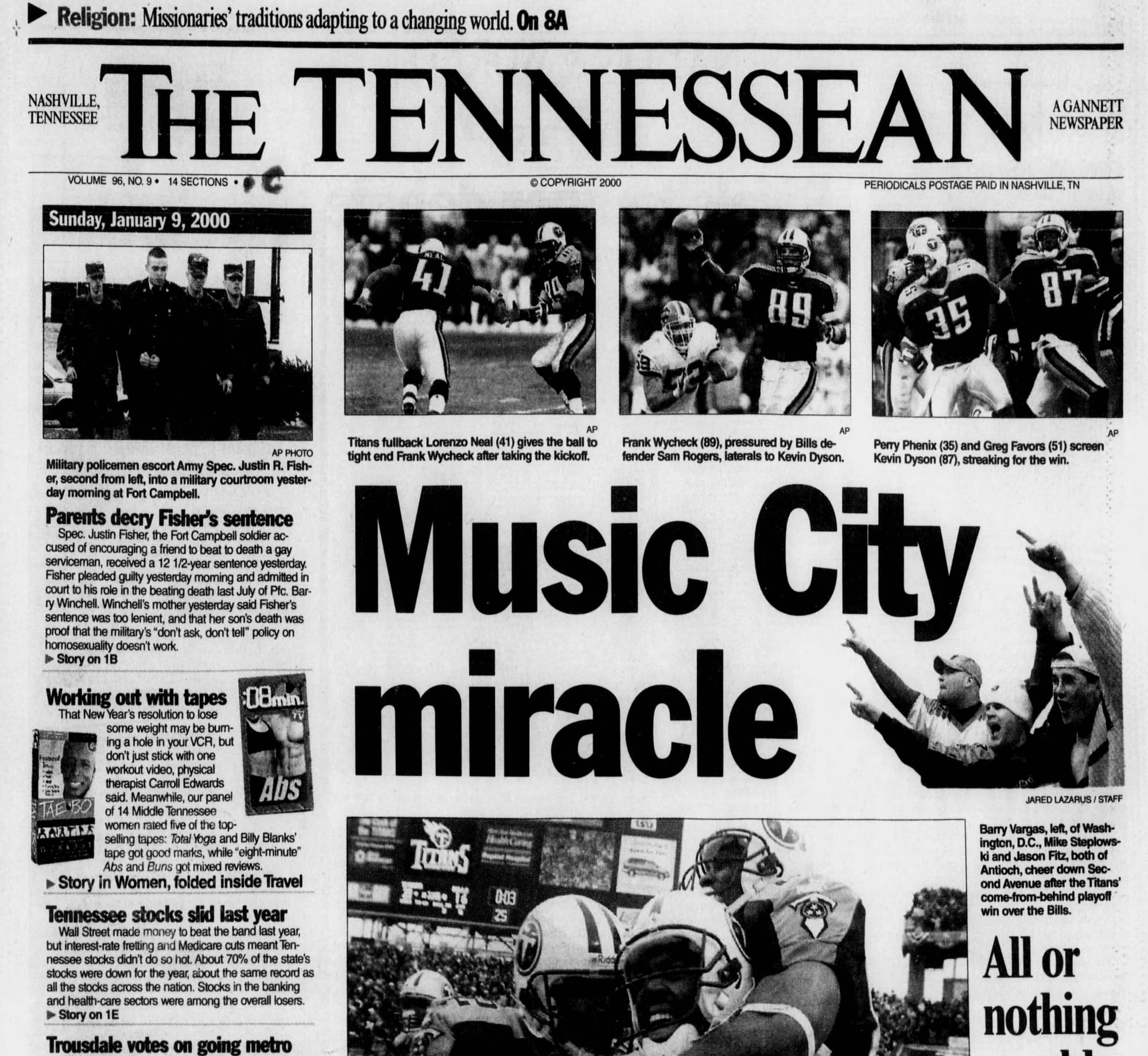 The Tennessean, Jan. 9, 2000.