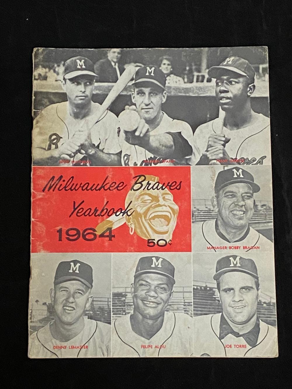 The 1964 Milwaukee Braves yearbook. The team drew 910,911 that season, its last full one before the vote.